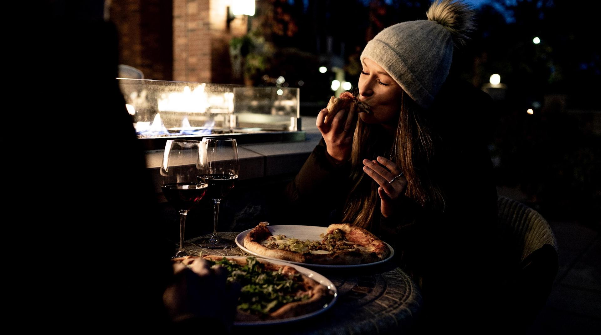 A person enjoying a food & drink tour in Victoria, BC