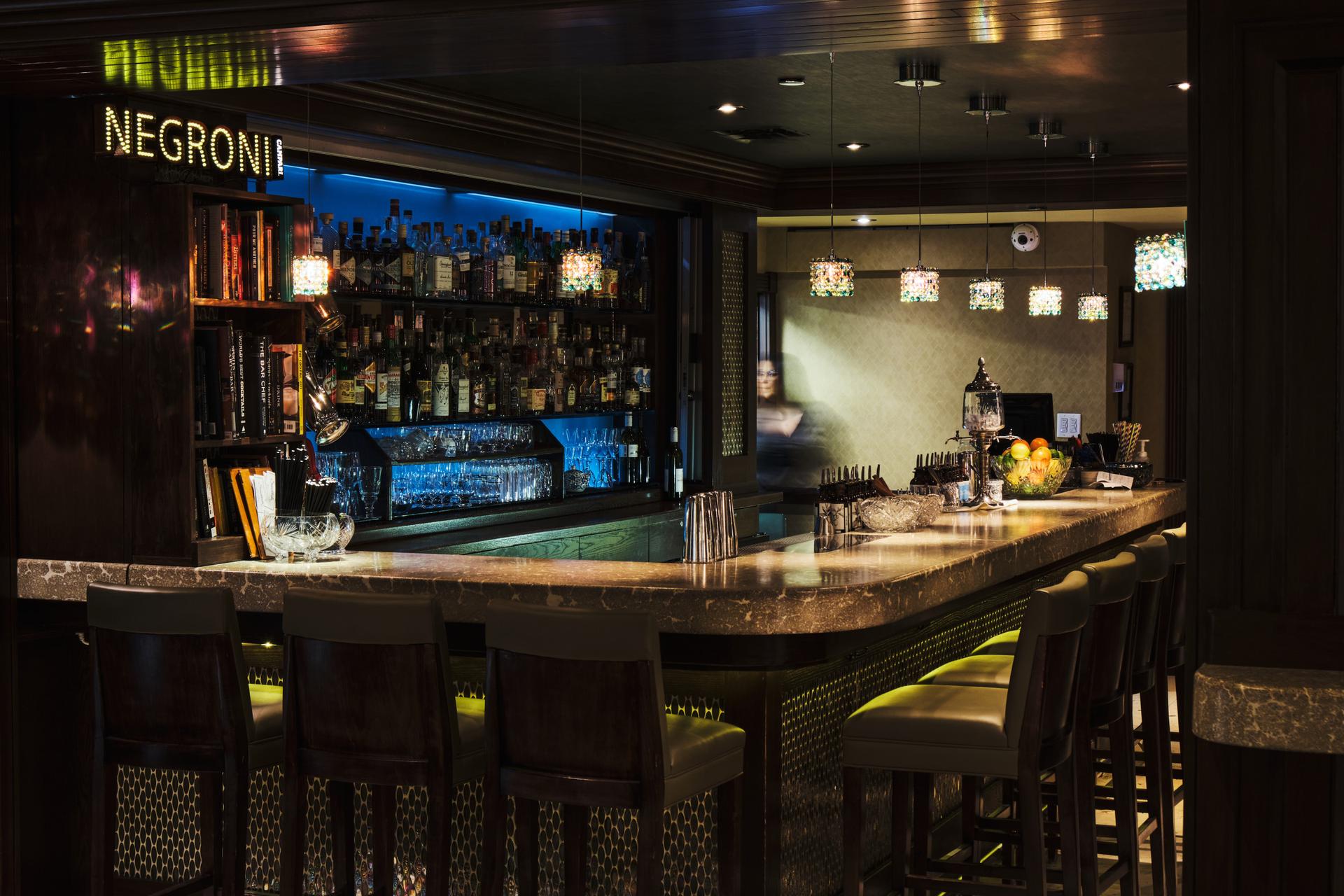 Our award-winning hotel lobby bar