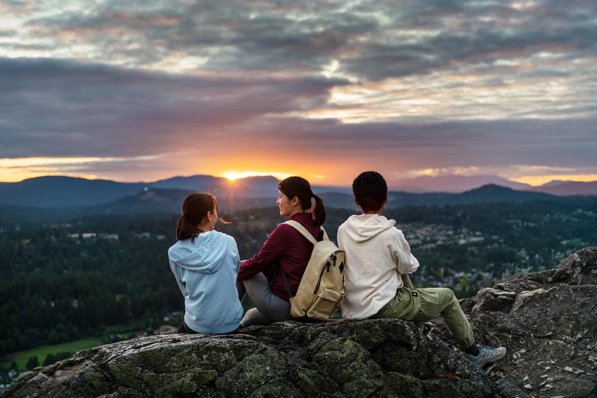 Family hikes Mt Pkols or Mount Douglas Family hikes Mt Pkols or Mount Douglas