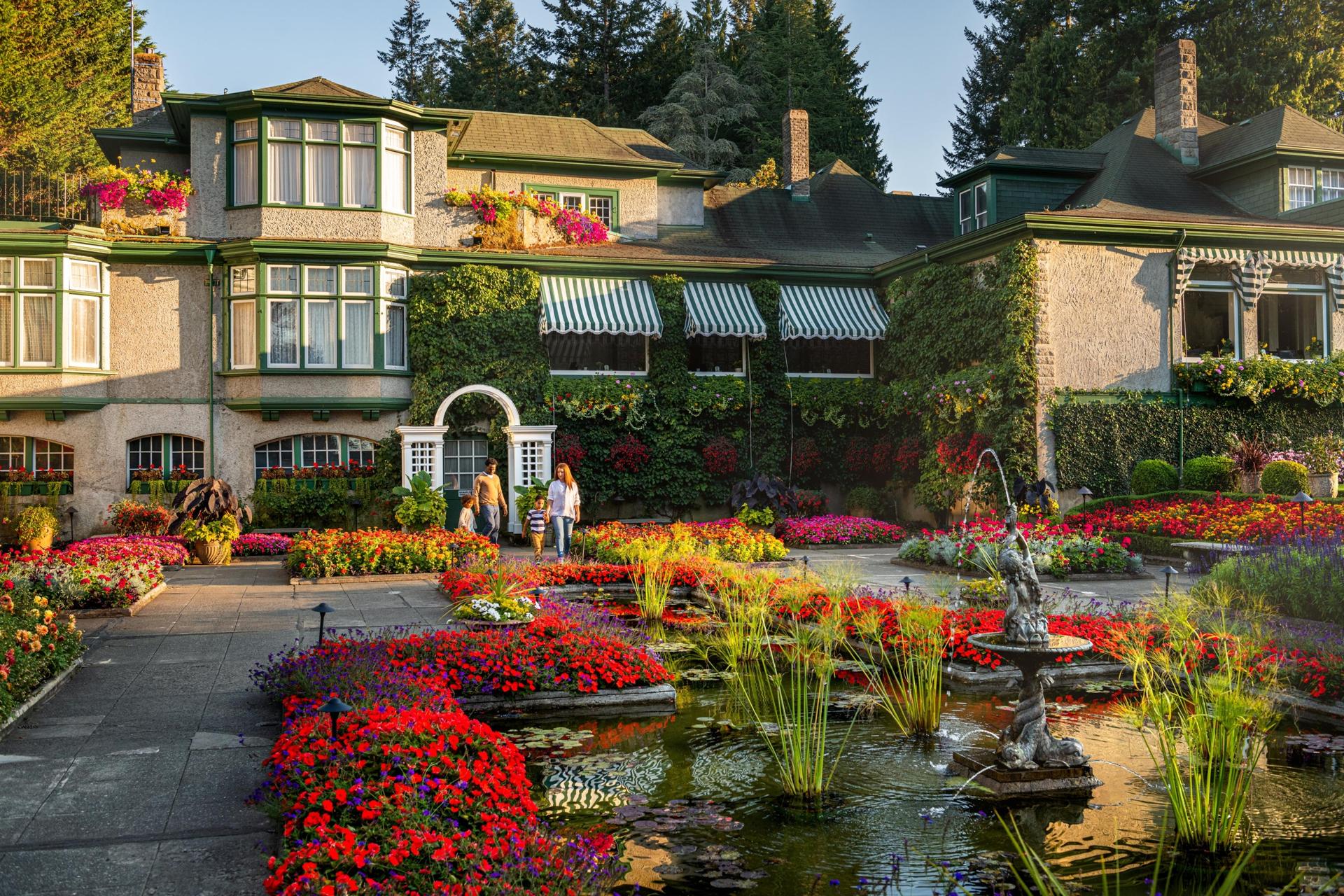 The Butchart Gardens A family explores The Butchart Gardens in Victoria, B.C.